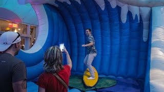 Ripley's Aquarium in Toronto held the city's first-ever winter beach bash