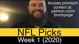 NFL Week 1 Picks 2020 & Free Expert Football Betting Predictions | DFS Injury Info & Vegas Odds
