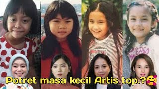 Tak Diduga Ini Dia 11 Potret Masa Kecil Artis Top Indonesia.!!