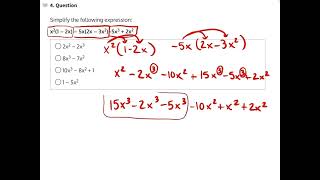 Simplify Polynomials 4 V2