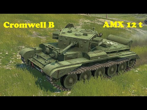 Cromwell B AMX 12 T - WoT Blitz UZ Gaming - YouTube