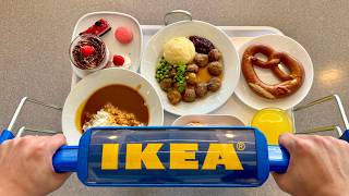 Trying Limited Seasonal Food & $1 Curry at IKEA Restaurant in Japan! 🍗🇸🇪