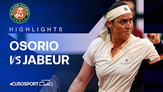 Camila Osorio vs Ons Jabeur | Round 2 | French Open 2024 Highlights 🇫🇷