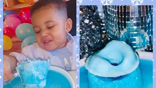 Queen Elsa Frozen Ice Volcano Experiment! Easy STEM Experiments for Kids! Science projects gone fun!