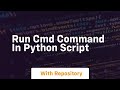 run cmd command in python script