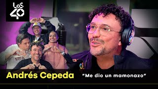 Andrés Cepeda confiesa inesperado encontrón con importante estrella de rock “Me dio un mamonazo” 😅