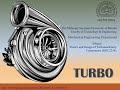 Turbo-tech talk : Theory and Design : Introduction on Turbo Machinery