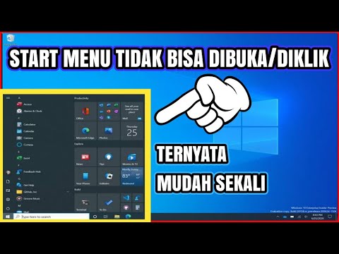 CARA MENGATASI START MENU TIDAK BISA DI KLIK / DIBUKA PADA WINDOWS 10 ...