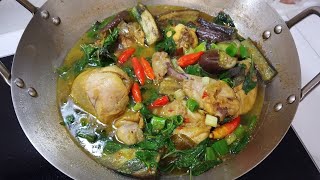 Resep AYAM WOKU Pakai Terong