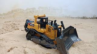 Test Huina1569 รถแทรตเตอร์ดันดิน Bulldozer with 9 Functions (0859321161)