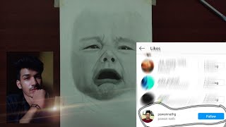 How to draw baby. liked by pawan nath arts. part 1