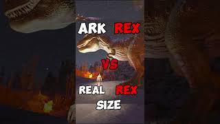 ARK Dino VS REAL Dinosaur | T REX |#vs  #viral  #ark  #pvp  #dinosaur  #dino  #edit  #foryou  #fyp