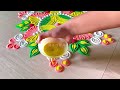 simple rangoli 🌼 small rangoli designs 🌼 rangoli art designs 🌼ranuart rangoli🌼✨