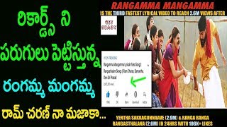 Rangamma Mangamma Song Creates New Youtube Record | Ram Charan | Samantha | DSP | Sukumar | GetReady