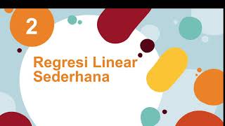 REGRESI LINEAR SEDERHANA