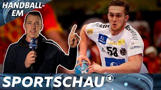 Österreichs Shootingstar: Dominik Klein trifft Nikola Bilyk | Handball-EM | Sportschau