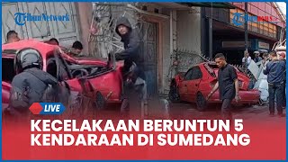 🔴LIVE Kecelakaan Beruntun 5 Kendaraan di Jatinangor Sumedang, Sebuah Mobil Mewah Ringsek, 1 Tewas