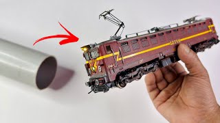 Hand Made WAG-5 Locomotive from PVC | 1:87 scale Model | INDIAN MODEL TRAIN by Akash