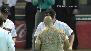 2011/09/12 Astros honor Houston's heroes