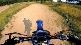 Enduro Bike on a Motocross Track | KTM 250 XC W TPI