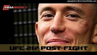 Georges St-Pierre Raises Doubt on Defending the MW Belt: UFC 217 Post-Fight Media Call  (FULL)