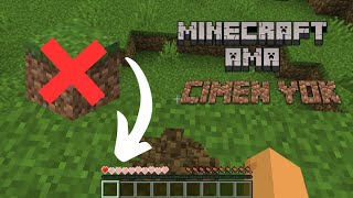 Minecraft AMA Çimene Basan Ölüyor