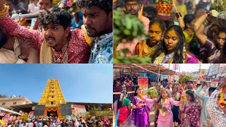 komuravelli Mallanna jathara 2025🙏🙏 || Huge Devotees Rush At komuravelli Mallanna jatara