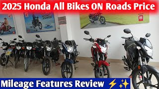 2025 Honda All Bike Review On Road Price Features \u0026 Full Details