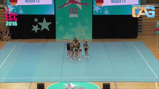 ECC 2016 1.Platz - Nuggets - GROUP STUNT ALL GIRL senior