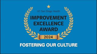 Fostering our Culture | Improvement Excellence Awards 2024