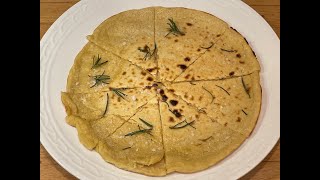 La Cecina Toscana (chickpea flour flat bread)