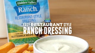 Easy Restaurant-Style Ranch