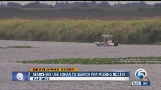 Boater missing in Pahokee