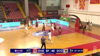 NLB ABA League 2 2024/25 highlights, Round 3: Rabotnički - Bosna Visit Sarajevo (23.10.2024)