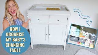 A Look Inside Our Baby's Changing Table | How I Organise Our Hastings Ivory Changing Table