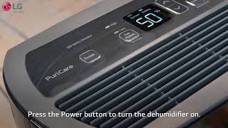 [LG Dehumidifiers] How To Empty The Water Bucket