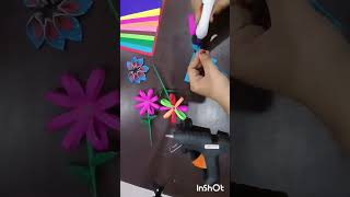 Hand made mini Hand fan 🪭 #craft #craftideas💡#learn #support #like #subscribe #share #viral #fame💓