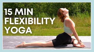 15 min Flexibility Full Body Yoga - Intermediate Yoga Stretch