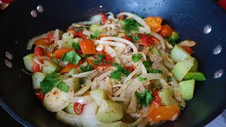 How to Prepare Saltfish and Cho Cho ( Caribbean Cook Up )