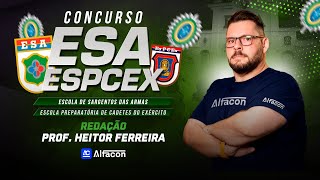 Concurso ESA / EsPcex | Redação com Heitor - AlfaCon