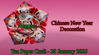 Tutorial ke 164 - Origami Chinese New Year Decoration Angpao Craft