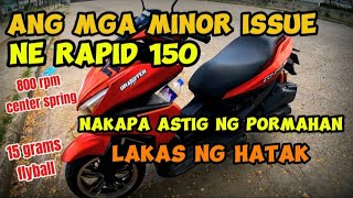 Rapid 150 Minor issue , Napaka Angas At  Pormado pa Ang Lakas Ng hatak | feels like Branded