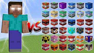 HEROBRINE vs 30 Different TNTs! Can Ignis survive Nuclear TNTs?