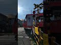 踏切 電車 鉄道 東急世田谷線 上町1号 東急300系 railroad crossing japan