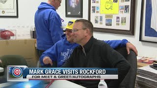 Former Cubs player, Mark Grace visits Rockford