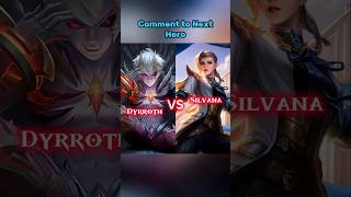 Dyrroth Vs Silvana ⭐ #mlbb #mobilelegends #dyrroth #silvana #shorts