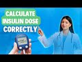 How To Calculate Total Daily INSULIN Dose (Step-By-Step)