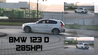 285HP BMW 123D E81 Diesel | Accelerations \u0026 drift | DRIVEBY