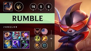 Rumble Jungle vs Gwen - NA Grandmaster Patch 25.S1.2