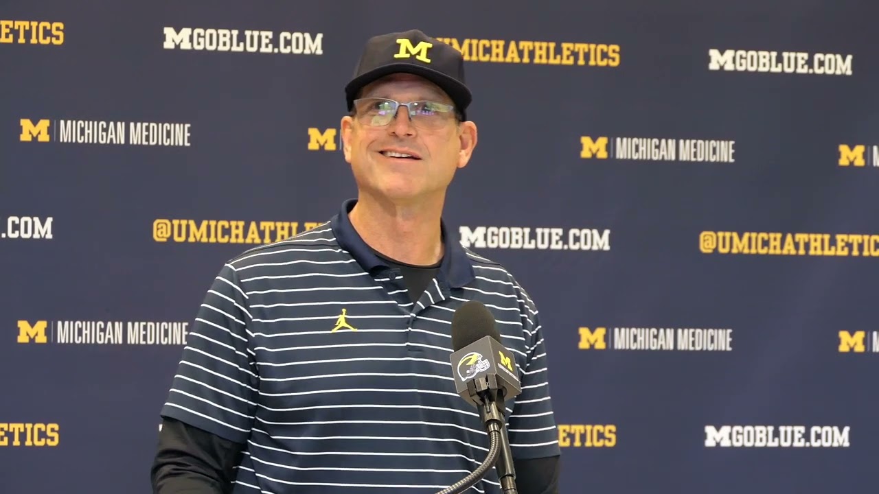 Jim Harbaugh Comments On Contract Extension With Michigan Football ...